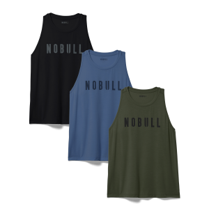 Women's NOBULL High-Neck Tank 3 Pack - Everyday Neutrals